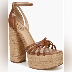 Sam Edelman Brown Platform Sandals